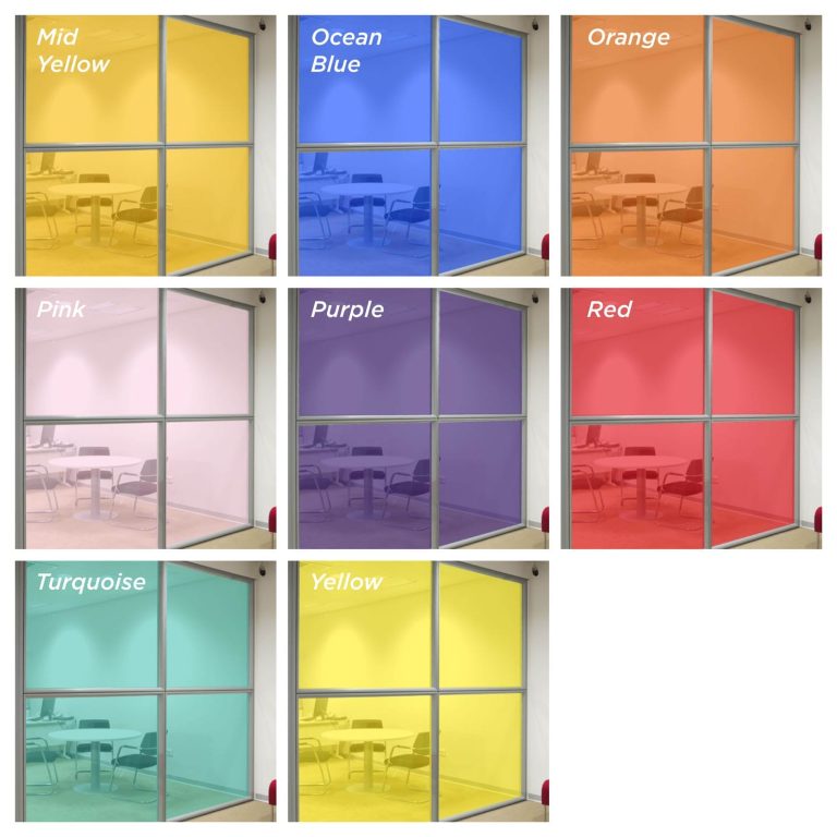 coloured window film 1