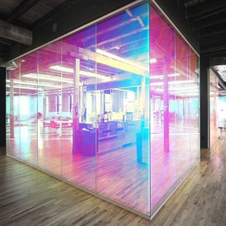 Dichroic Colour Changing Rainbow Chameleon Coloured Window Film