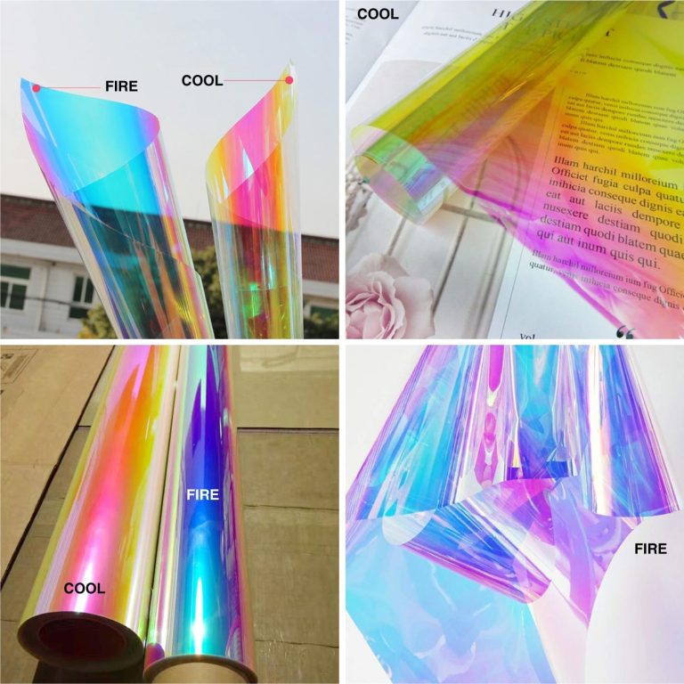 Dichroic Colour Changing Rainbow Chameleon Coloured Window Film