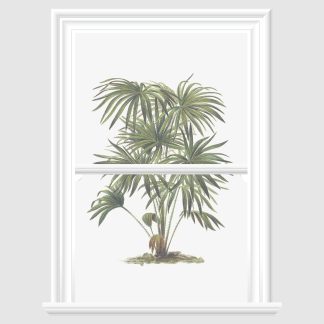 Palm Tree Decorative Window Film