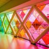 Transparent Coloured Window Film Stained Glass Self Adhesive Vinyl