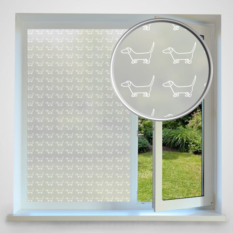 Dog privacy window film