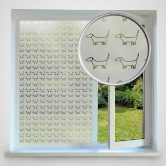 Dog Privacy Window Film