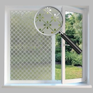 Victorian Etched Glass Window Film