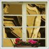 Gold reflective mirror window film