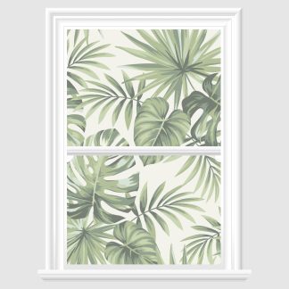 Palm Leaves Decorative Window Film