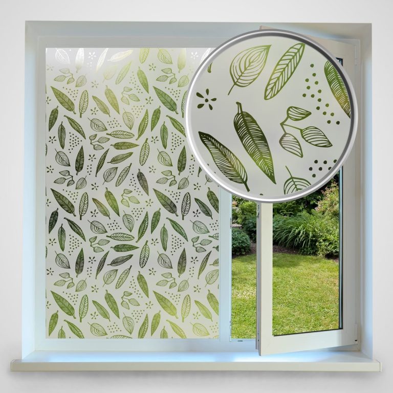 Leaves privacy window film