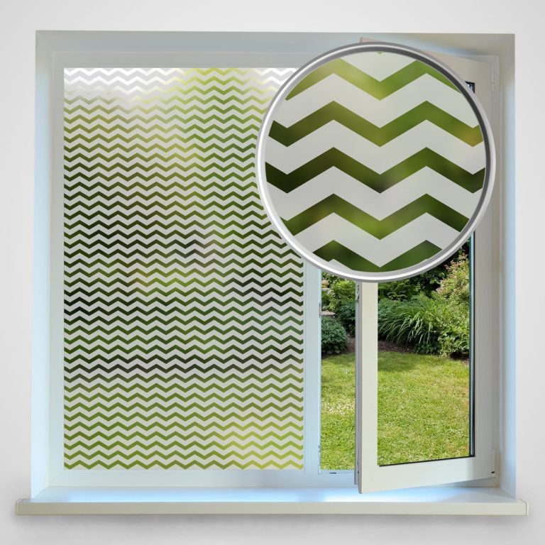 Decorative Window Film Zig Zag