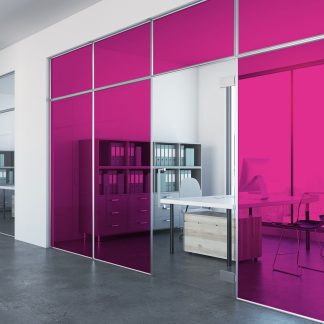 Pink Transparent Coloured Window Film Tint