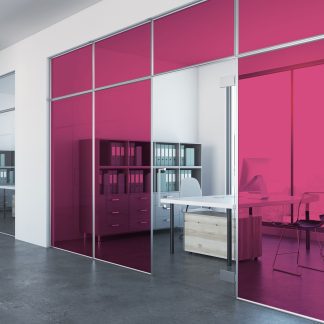 Raspberry Transparent Coloured Window Film Tint