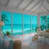 turquoise window film