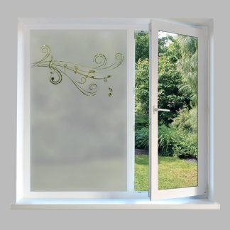 Contemporary Window Film Swirl Branch - DC29
