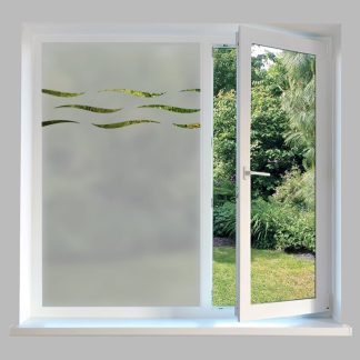 Contemporary Window Film Wave - FP34