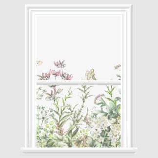 Spring Flowers Decorative Window Film