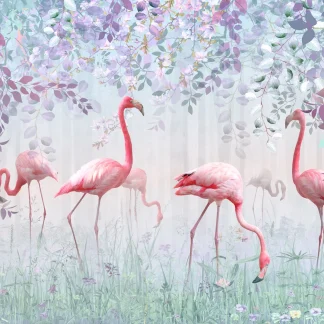 Flamingo Decorative Window Film