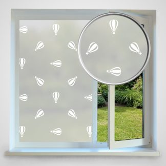 Hot Air Balloon privacy window film
