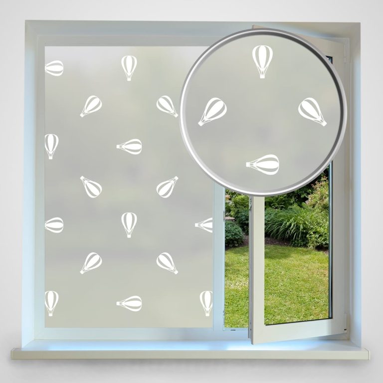 Hot Air Balloon privacy window film