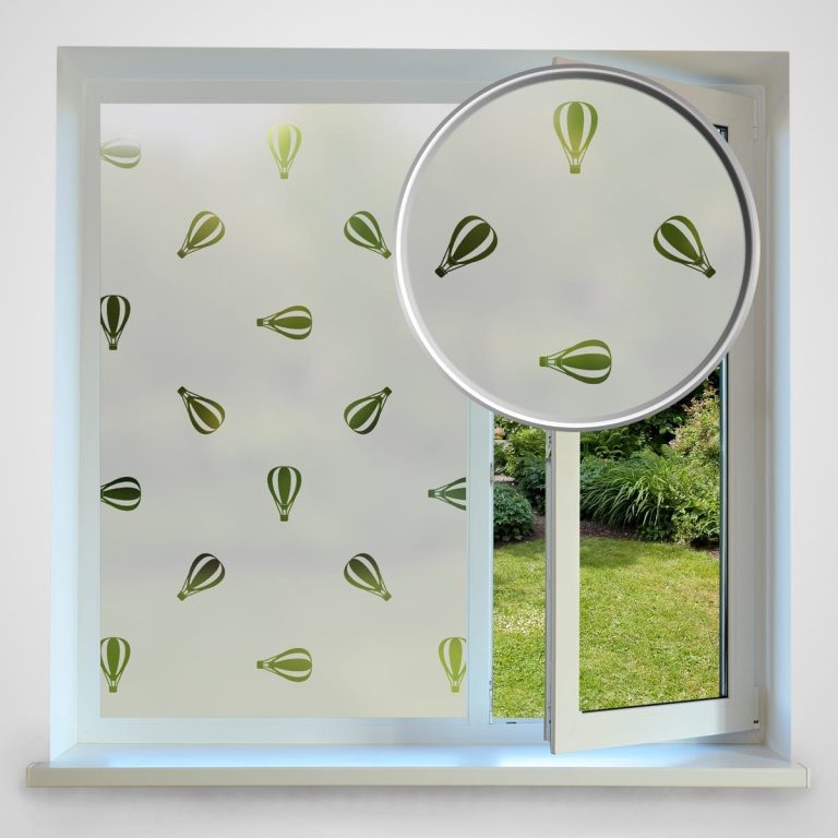 Hot Air Balloon Privacy Window Film