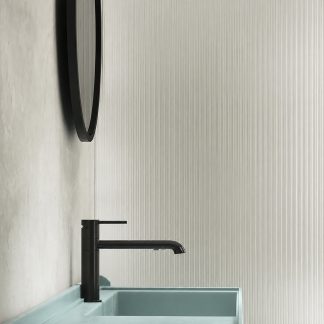 Frosted Reeded Glass Film
