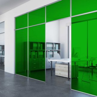 Green Transparent Coloured Window Film Tint