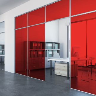 Red Transparent Coloured Window Film Tint