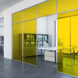 Yellow Transparent Coloured Window Film Tint